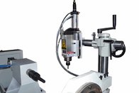 CNC wood lathe machine with engraving spindle