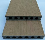 140X23 cheap wpc capped hollow decking flooring outdoors with 25 years guranteen