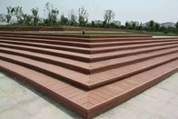 cheap solid hollow wpc composite wpc decking boards panels with concrete covering surface