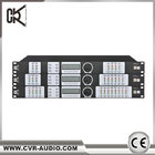 CVR 2 in 4 out Output processing includes crossover, 5 parameter EQ,Gain, Mute, compressor/Limiter, Phase, Delay