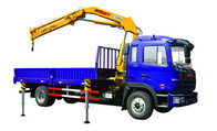 Durable 11meters Truck Mounted Crane 6300kg For Lifting Construction Materials