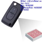 XF PEUGEOT Car-Key Infrared Camera Read Invisible Bar-Codes Playing Cards