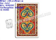XF Red and Green NAP Plastic Playing Cards With Invisible Ink Markings