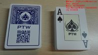 XF Invisible Bar-Codes Markings On PTW Plastic Playing Cards / Invisible Playing Cards / Invisible Ink Glasses