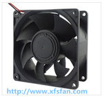 92*92*38mm 12V/24V/48V DC Black Plastic Brushless Cooling Fan DC9238