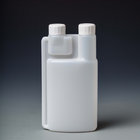500ml hdpe liquid fertilizer empty twin neck measuring plastic bottle