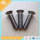 Gr5 Titanium Hex Socket Countersunk Head Bolts Used For Motorcycle
