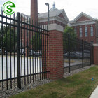 White aluminum fence metal fence panels