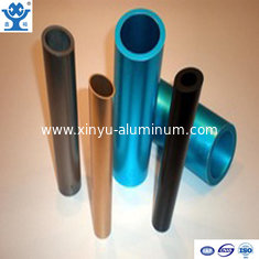 China Customized extruded anodized aluminum tubing with different colors supplier