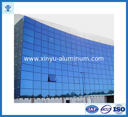 China China top quality aluminum profile for curtain wall with the material of 6063 supplier