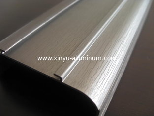 China Oxidized Wiredrawing Processing Aluminum Profile for Decoration Furniture supplier