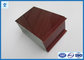 Top Quality Wood Grain Transfer Printing Aluminum Profile for Door Frame supplier