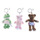 cheap custom logo keychain teddy bear, plush teddy bear keychain Plush Toy Colorful Custom Made Soft Toy Plush