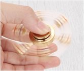 fidget spinner Pure copper Hand Spiral Fingers Fidget Spinner EDC Hand Spinner Decompression toys brass Turn a long time
