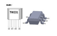 TW231 Hall switch position detection module Dual output  tw231 to-94 Can identify the South Pole and the North Pole