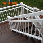 Custom Balcony Aluminium U channel Balustrade Stair Railing floor aluminium handrail anodized powder coating prolfie