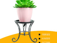 Iron art powder coated metal flower display rack, home decoration flower pot, indoor flower pots, TV stand
