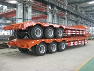 Fast delivery wide load trailer 80ton low bed semi trailer good price