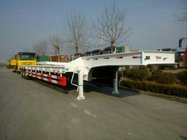 low bed trailer 80ton for heavy equipment transport