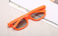 very cheaply polarized multy color 3d glasses for cinema  format match  cinema Passive 3D modulator