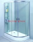 8mm,10mm,12mm flameless tempered glass door with SGCC, CE,ISO9001 certificate