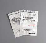 250g Customized matte stand up zipper pouch resealable packaging Aluminum Foil Whey Protein Bags for collagen peptide