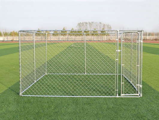 China 4x2.3x1.82M Thick Hot Galvanized Fence Big Dog Kennel/Metal Run/Pet house/Outdoor Exercise Cage supplier