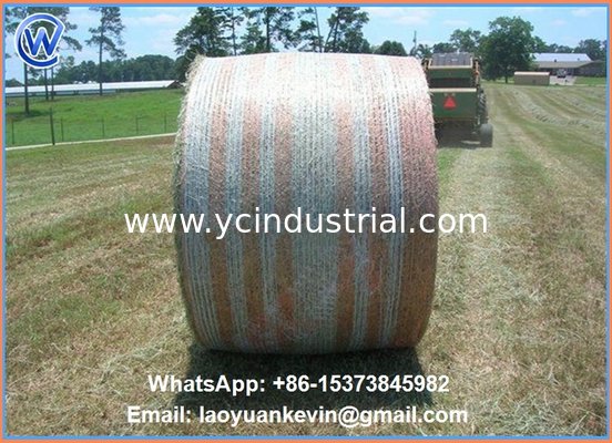 Hot Selling 100% HDPE 8.33gsm 1.62 x 2134m Straw hay bale net wrap with high quality