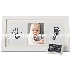 baby footprints frame for first year photo for decoration