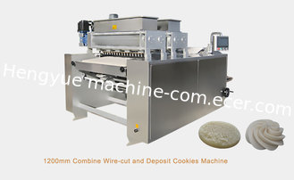 China Stainless steel 1200mm Combine Wire-cut Cookies Machine Cookie Press Machine food factory machine supplier