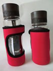 5mm promotional neoprene holder for glass bottle, neoprene glass water bottle cooler