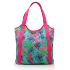 Extra large long strap printed professional neoprene beach travel tote bag