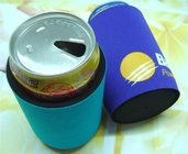 neoprene can chiller with heat transferring huggies / cool neoprene can koozie with base