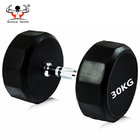 Wholesale New Design Dodecagon Weight Strength Training Round Rubber Dumbbell