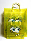 Factory Custom made Transparent frosted PP gift plastic shopping bag