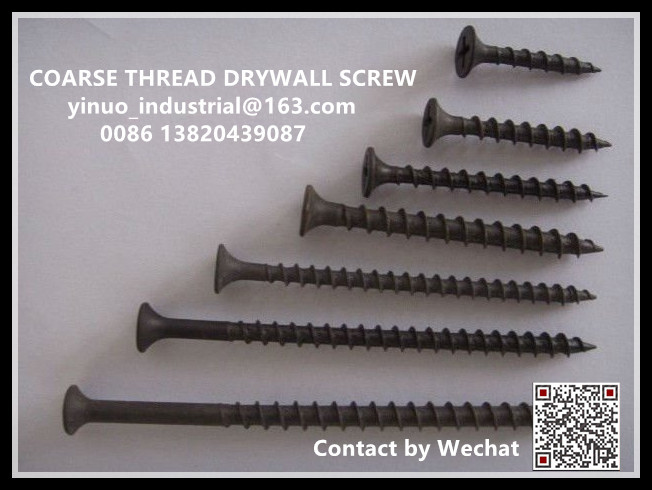 Black Phosphate Drywall Screw China Factory 22A Material 3,5x25mm