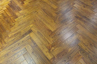 teak vintage herringbone parquet wood flooring