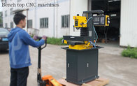Small CNC Machines for Education / Matel Bench top CNC machines  made in China Color:yellow