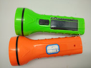 BN-431S 1 LED Torch Electric and Solar Power LED Flashlight