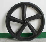 New popular best price China 700c 66mm five-Spoke carbon wheels clincher road rike wheels