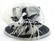 YRSM15006 church hat, cocktail hat,  sinamay hat,kentucky derby hat,royal ascot hat,race hat