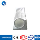 130mm or 160mm Diameter Durable Using Boiler Dust Polyester Bag Filter Temperature 240 Degrees