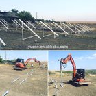 HDG solar ground screw mounting system for pv mounting structure