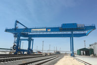 Container Rail Mounted Gantry Crane   Lifting capacity: 400t, 100t, 130t, 100+100t Span: 18～36m