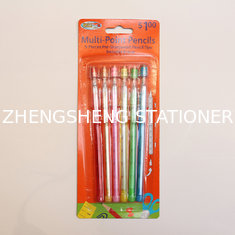 China Transparent color the dollar pattern Standard Non-Sharpening Pencil 9 leads for kids supplier