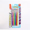 Easter Plastic with blister card packing , plastic multi-head bullet push pencil non-sharpening pencil supplier
