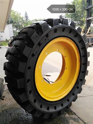 China WonRay wheel loader solid tires 26.5r25 16/70-20 for construction machinery supplier