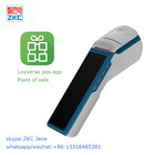 Lottery receipt printer pos device with 3G Bluetooth WIFI and 5.5 inch touch screen android 5.1 pos Lottery receipt pri