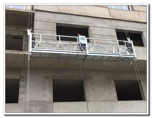 China Aluminium Indonesia ZLP800 motorized suspension platform for external building cleaning supplier