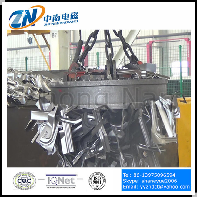 Circular Electromagnet for Lifting Scrap with 1000kg Lifting Capacity MW5-110L/1